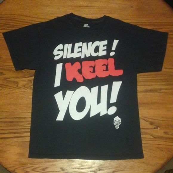 💀 Silence! I Keel You Shirt Jeff Dunham Comedy 🔥 Medium Dummy Puppet Funny - Picture 6 of 7